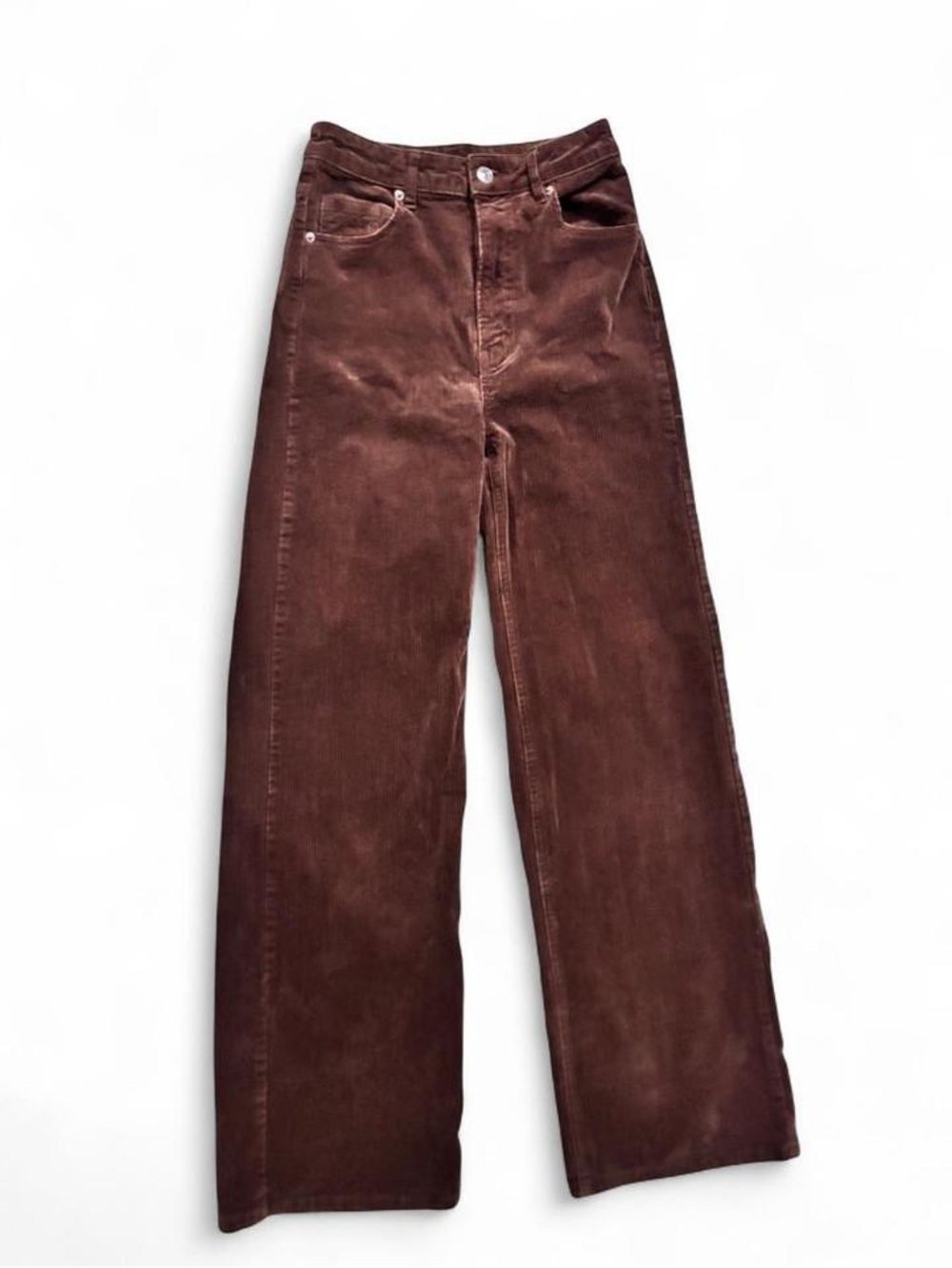 H&M Divided Corduroy Pants - Cream/Khaki